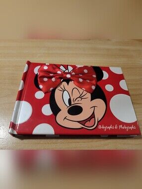 Disney Parks Minnie Mouse Autographs & Photographs Book